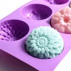 Khuôn Silicon - Đế - Hoa Cúc Hướng Dương Vĩ 6c