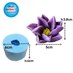 Khuôn Silicon - Hoa Cúc Thái Xoay M11 V12 - 5cm