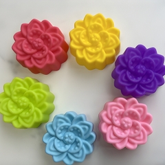 [10 cup] Khuôn Silicon - Cup Set 5cm - M85 Hoa Cúc Cánh Nhọn