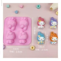 Khuôn Silicon - Vĩ Thỏ 4C My Melody
