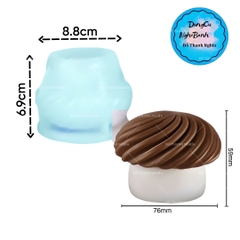 Khuôn Silicon - Rau Củ - Nấm 5.9cm