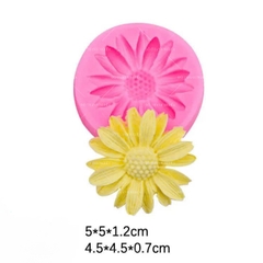 Khuôn Silicon - Hoa Cúc Dẹp Họa Mi - 4.5cm
