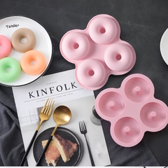 Khuôn Silicon - Donut - Vĩ 4C 7cm