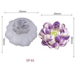 Khuôn Silicon - Hoa Mao Lương Mẫu Đơn 8.5cm SP- 81 KT