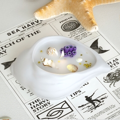 Khuôn Silicon - Sinh Vật Biển- Vỏ Sò Ốc 10.6cm