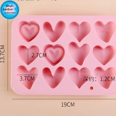 Khuôn Silicon - Vĩ Tim Kiểu 12C