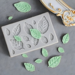 Khuôn Silicon - Lá Hồng - TH 12c