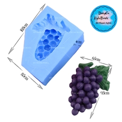 Khuôn Silicon - Trái Cây - Chùm Nho 8.5cm Cuốn - 1c