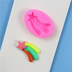 Khuôn Silicon - Bầu Trời - Cầu Vòng Sao 6cm