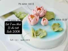 Khuôn Silicon - Hoa Sen Thái Mini - bộ 7 SL200