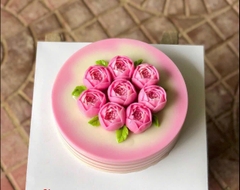Khuôn Silicon - Hoa Hồng Lai - Nhụy Hàn Quốc - 4cm