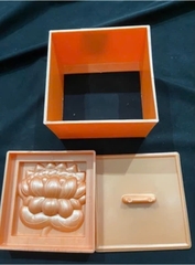 Khuôn Ấn Xôi - Vuông NL - 12cm - Hoa Sen