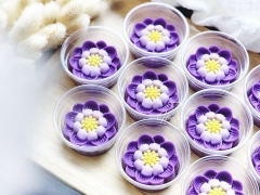 [10 cup] Khuôn Silicon - Cup Set 5cm - M53 - Hoa Sen Nhuỵ