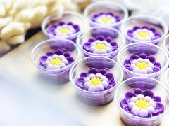[10 cup] Khuôn Silicon - Cup Set 5cm - M53 - Hoa Sen Nhuỵ