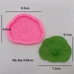 Khuôn Silicon - Lá Sen - 5.3cm x4.2cm