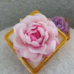 Khuôn Silicon - Hoa Mẫu Đơn - 6.7cm