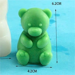 Khuôn Silicon - Động Vật - Gấu Ngồi 6.2cm