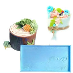Khuôn Silicon - Viền Mảng Họa Tiết - Vân Gỗ 30.5x16 Cm