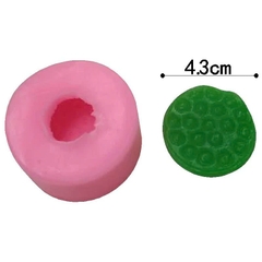Khuôn Silicon - Lá Sen - 12cm - Có Gờ Trung
