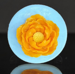 Khuôn Silicon - Hoa Cúc Xoay - Nhuỵ 6cm J-381