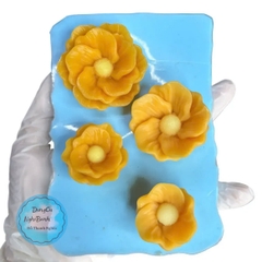 Khuôn Silicon - Hoa Cúc Cánh Xoay - 3.4cm J-335