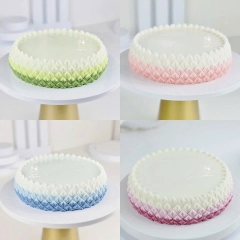 Khuôn Silicon - Đế Sen Thái Tầng - 19cm Cao 5.2cm