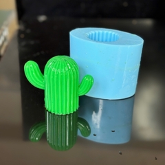 Khuôn Silicon - Sen Đá Đứng 2 Chỉa 9cm