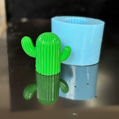 Khuôn Silicon - Sen Đá Đứng 2 Chỉa 9cm