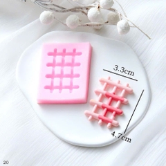 Khuôn Silicon - Hàng Rào - 5x3.4cm