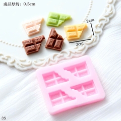 Khuôn Silicon - Kẹo - Socola vỡ 4c
