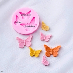 Khuôn Silicon - Động Vật - Bướm - Set 2 Vĩ 5 Con