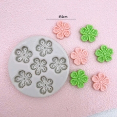 Khuôn Silicon - Hoa Mai Đào 5 Cánh Vĩ 6c 2cm