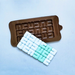 Khuôn Silicon - Viền VN - 17x8cm - VN14 - Chữ U