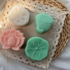 Khuôn Silicon - Combo Set 4 Hoa Sen Đài Sen