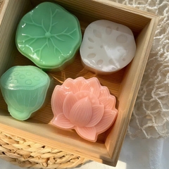 Khuôn Silicon - Combo Set 4 Hoa Sen Đài Sen