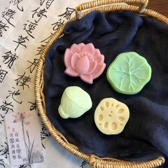 Khuôn Silicon - Combo Set 4 Hoa Sen Đài Sen