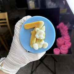 Khuôn Silicon - Số Gấu Số 8 (0-9)