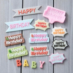 Khuôn Silicon - Chữ Happy Morthers Day 8.5cm