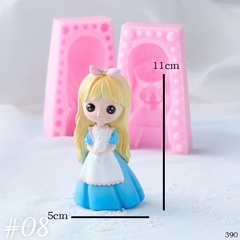 Khuôn Silicon - Em Bé - Công Chúa #8 2 Mảnh 11.5cm
