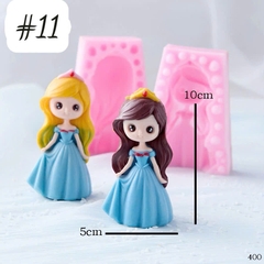 Khuôn Silicon - Em Bé - Công Chúa #11 2 Mảnh 10cm