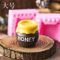 Khuôn Silicon - Động Vật - Gấu Honey 2 Mảnh 4.3cm