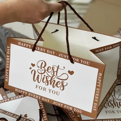 Túi Giấy - Quai Xách - Chữ Nhật 19x27cm Cao 15Cm