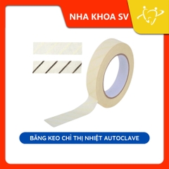 BĂNG KEO CHỈ THỊ NHIỆT ĐỘ KHI HẤP ƯỚT