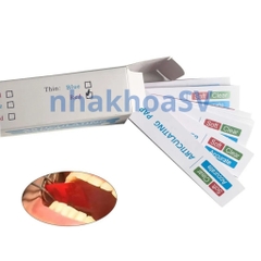 [Loại mới] GIẤY CẮN XANH ĐỎ MỎNG ĐỂ KHÁM CẮN KHỚP