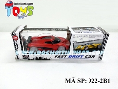 922-2B1 HỘP XE HƠI ĐIỀU KHIỂN 7 ĐỘNG TÁC, BÁNH ĐÈN, KHÔNG SẠC, TL 1:24