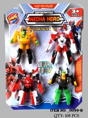 _0099-B  VỈ RÁP ROBO BIẾN HÌNH XE ĐỦ MẪU 4C