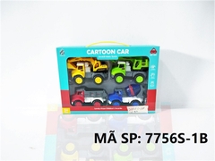 7756S-1B HỘP XE CT TRỚN 4C ĐỦ MẪU (CÀO, CẨU, BEN, TRỘN) Cartoon Car 7756S-2B, 7756S-3B, 7756S-4B
