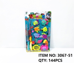 3067-51 VỈ CÂU CÁ 2 CẦN 7C + RỔ, TRÁI CÂY + RỔ CÁ, RỔ CUA, NHO