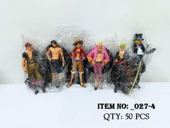 _027-4  VỈ 6T MÔ HÌNH NHÂN VẬT HẢI TẶC