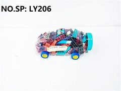 LY206 HỘP RÁP KHỐI 150 MIẾNG (HÌNH XE HƠI) Wooden Block